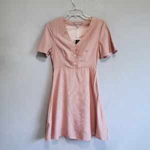 Urban Revivo Red Gingham Cottage Core Mini Dress Size 4